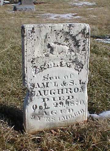 Andrew Caughron headstone