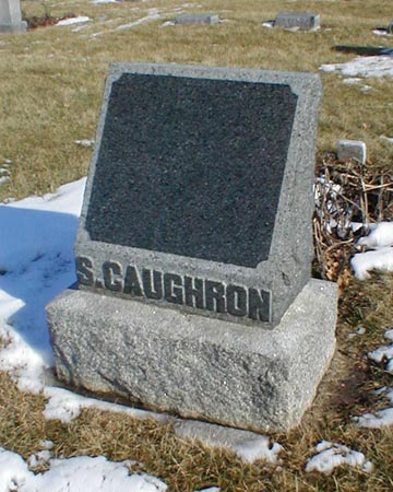 S. Caughron headstone