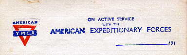 American Y.M.C.A. stationery
