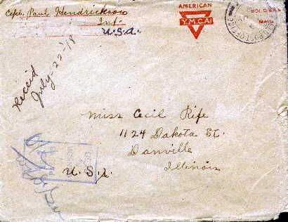 American Y.M.C.A. envelope